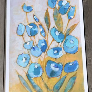 Blå Blommor